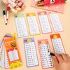 15Pcs Multiplication Flash Cards, Multiplication Chart 0-12 with 2 Dry