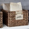 trohestar Metal Pantry Baskets Labels Clip On for Storage Bins