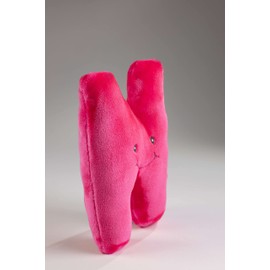 Alphapals Educational Plush Letter N - Pretty Pink Large 11" Stuffed Alphabet - Machine Washable Toys - Perfect Learning Language Awareness and ABCs Recognition Gifts for Kids, 3, 4, & 5 Year Olds