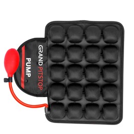 GRAND PITSTOP Motorcycle Air Seat Cushion with Air Filling Pump, Inflatable Bubble Air Pads with Breathable Mesh Cover & Non-Skid Bottom Compatible for Pillion seat of Motorcycle