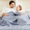 Cozy Bliss Cooling Dual-Sided Blanket for Hot Sleepers, Q-Max>0.46 Lightweight