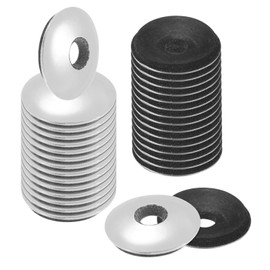 M METERXITY 100-Pack EPDM Bonded Sealing Rubber Washers, 304 Stainless Steel 1/4" x 3/4"OD Neoprene Rubber Washers Gasket for Bolts/Screws/Machinery/Ships/Roof