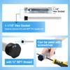 5Pcs RV Water Heater Anode Rod & Flush Wand &
