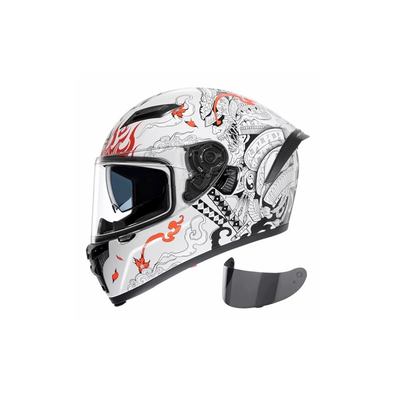 TRIANGLE Motorcycle Helmets Full face Helmet for Adults Men and
