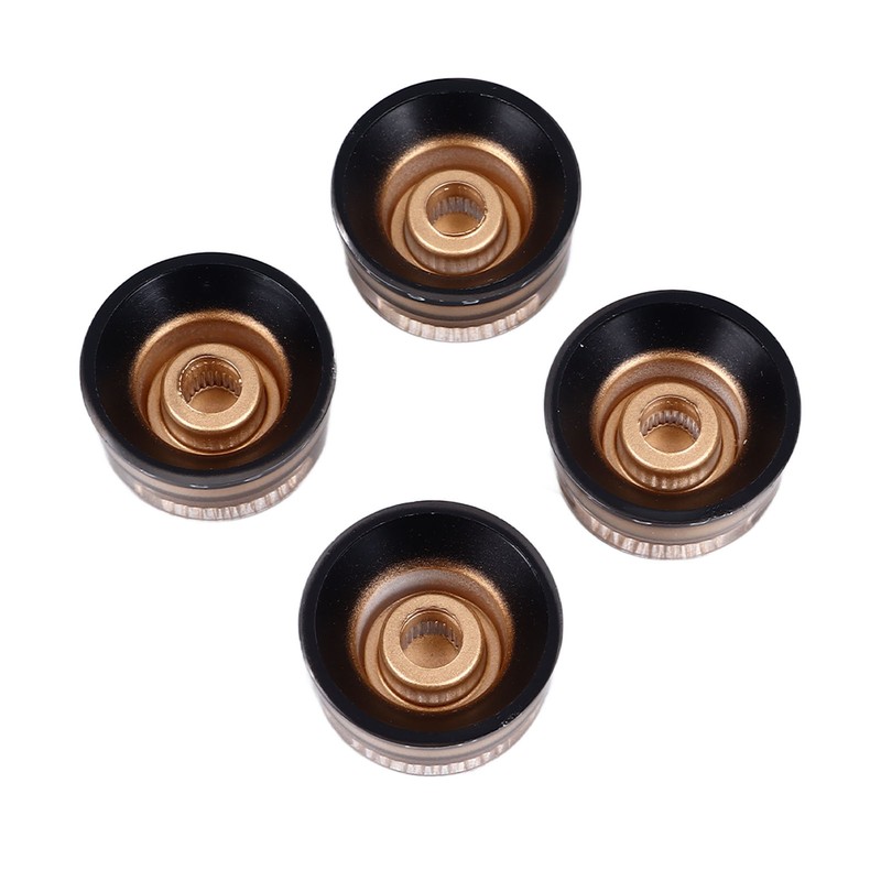 4PCS Electric Guitar Bass Knobs Potentiometer Knob Caps for Volume