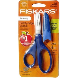Fiskars Blunt-tip Safety-edge Blade Scissors Navy blue