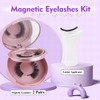 Magnetic Eyelashes Natural Look 2 Pairs Magnetic Lashes with Applicator
