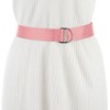 Elerevyo Ladies' Double D-Ring Buckle Belt Women Canvas Solid Color