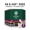 Starbucks K-Cup Coffee Pods, Dark Roast Coffee, Espresso Roast for