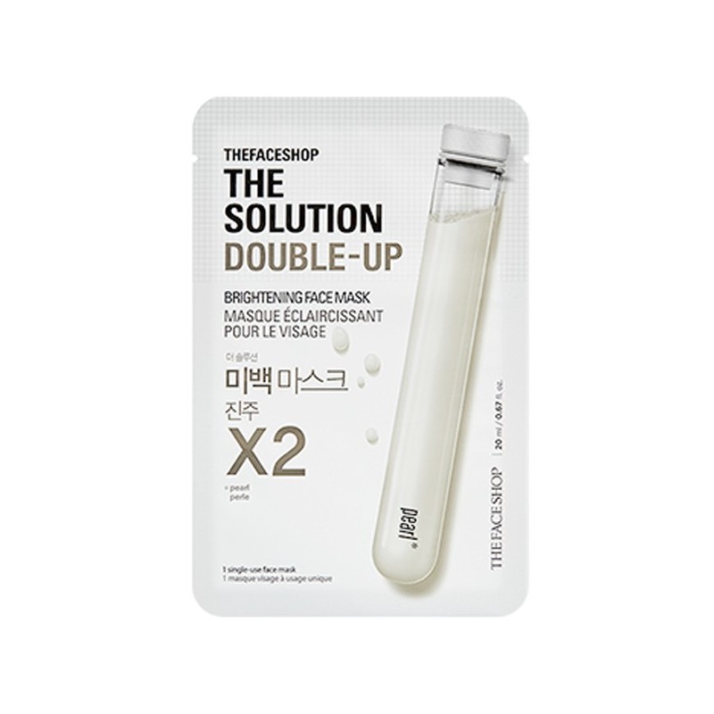 THE FACE SHOP The Solution Double-up X2 Mask Sheets x