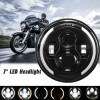 realtop3 7" Motorcycle Projector LED Headlight Driving Light DRL Hi-lo