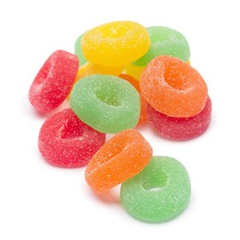 NY Spice Shop Gummy Rings Candy - 8 Ounce Candy Rings - Delicious Fruit Rings - Green Apple Rings - Gummy Candy Rings - Apple Rings Gummy Candy - Candy Rings - Gummy Rings Candy Healthy Snacks