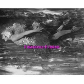 Primadonna's Portraits ANNETTE KELLERMAN 8X10 Lab Photo 1910s "The Million Dollar Mermaid" Portrait