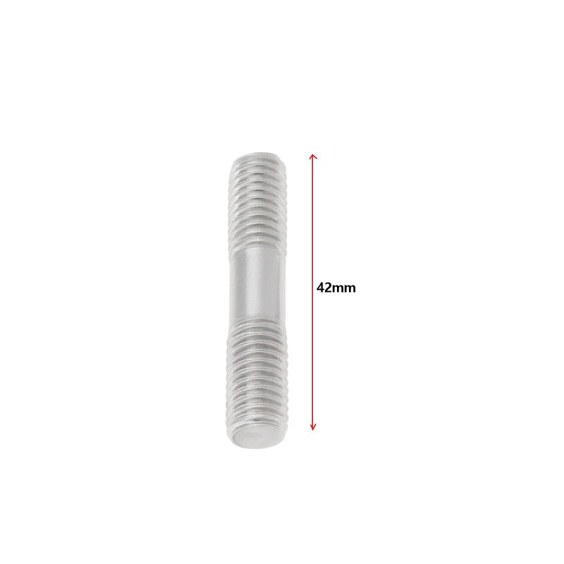 VGOL 8 Sets M8x1.25 Double Headed Bolt Nut Set 42mm