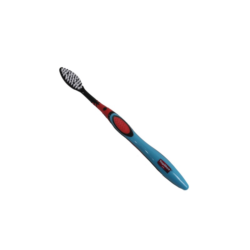 Top Med ETS Smokers Toothbrush Extra Hard (Red and Blue,