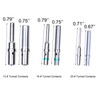 180 Pcs for Deutsch Connector Pins and Sockets Solid Contacts
