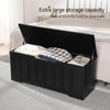 47.2" Storage Chest Extra Large,Storage Trunk with 2 Safety Hinges,Wooden