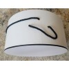 Feminine Touch Round White Hat Box Hat Storage With Lid