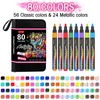 Oficrafted 80 Colors Acrylic Paint Pens, Premium Acrylic Paint Markers,