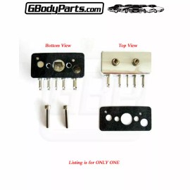 Gbodyparts 86-87 Grand National T-Type Billet Aluminum Vacuum Block Gasket Hardware SMOOTH