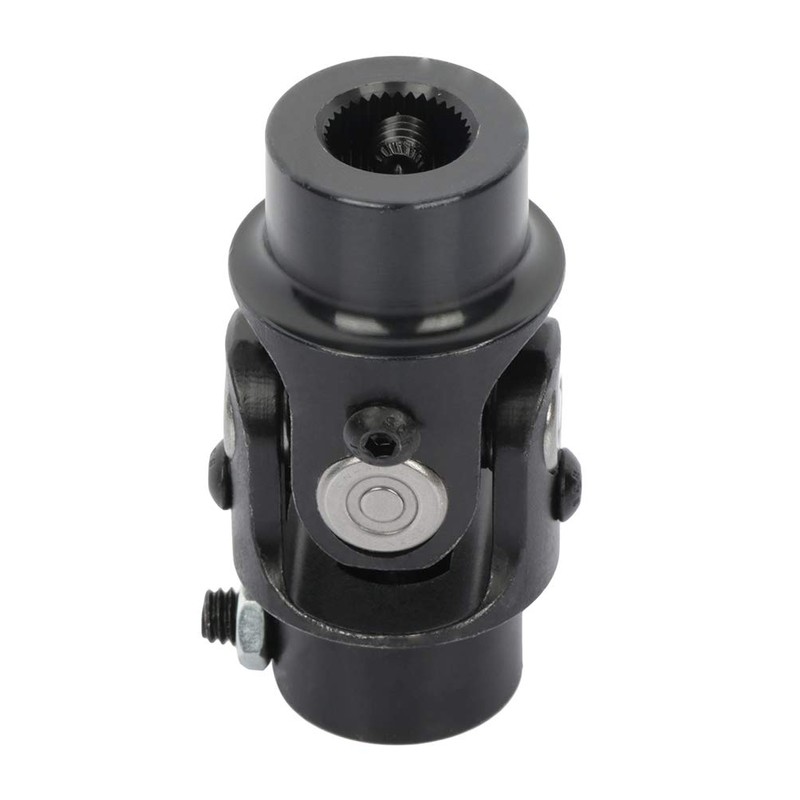 ECCPP Black Single Steering Joints 11/16-36 Spline X 3/4 DD