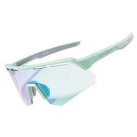 ROCKBROS Cycling Glasses Photochromatic for Myopic Unisex Outdoor Running Sports Road Bike Windproof Glasses