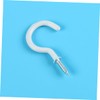 Ciieeo Sturdy 100pcs Metal Ceiling Hooks 5.5cm Long Cup Screw