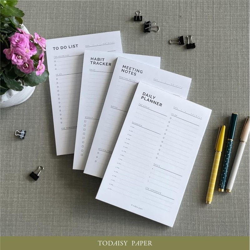 Todaisy Paper Bible Study Supplies 5.5 x 8.5 Church Notes