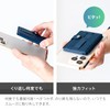 Pitan Envelope Card Holder, Smartphone Stand, Smartphone Grip Function, Holds