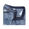 Yeokou Men's Loose Hip Hop Cropped Jeans Work Denim Shorts