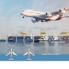 Airplane Earrings for Women Girls 925 Sterling Silver Dangle Drop