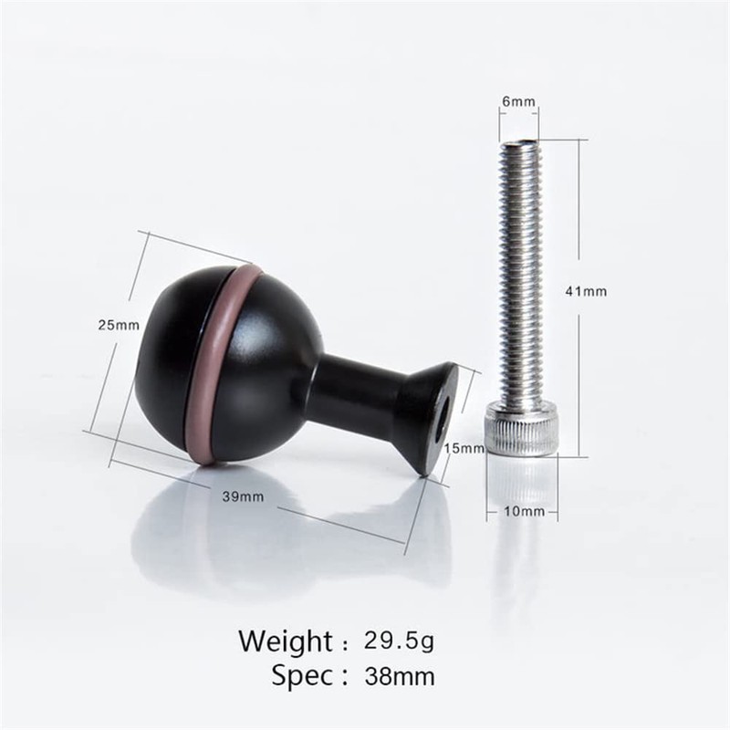 M6 Tread Ball Head for DIVEVOLK Underwater Housing