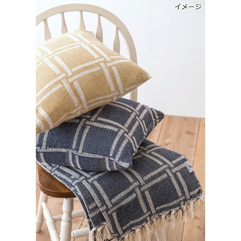 Posh Living MUKT 53370 Cushion Cover, Pole, Denim, W 16.9