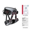 HandAcc Climbing belts, Thicken Professional Half Body Safety Belt Climbing