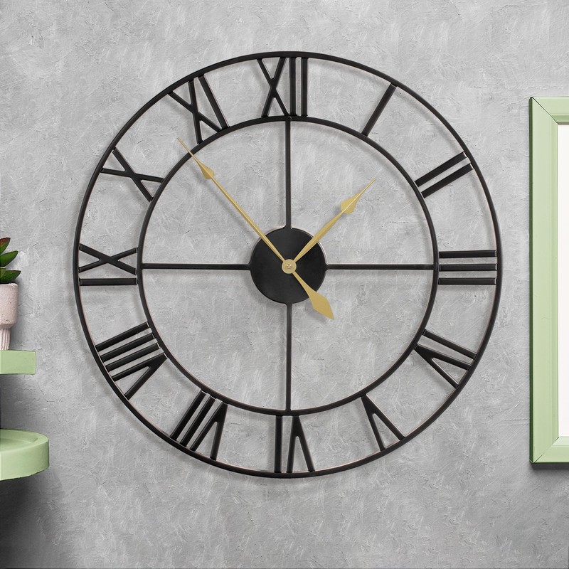 LEIKE 80CM Extra Large Wall Clock - 31" Oversize Modern