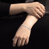 Tuscany Silver Women's Sterling Silver Twisted Flexible Herringbone Bracelet of