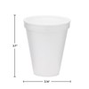 Adventure Home Win-Cup Drinking Cup 8 oz. White Styrofoam Disposable,