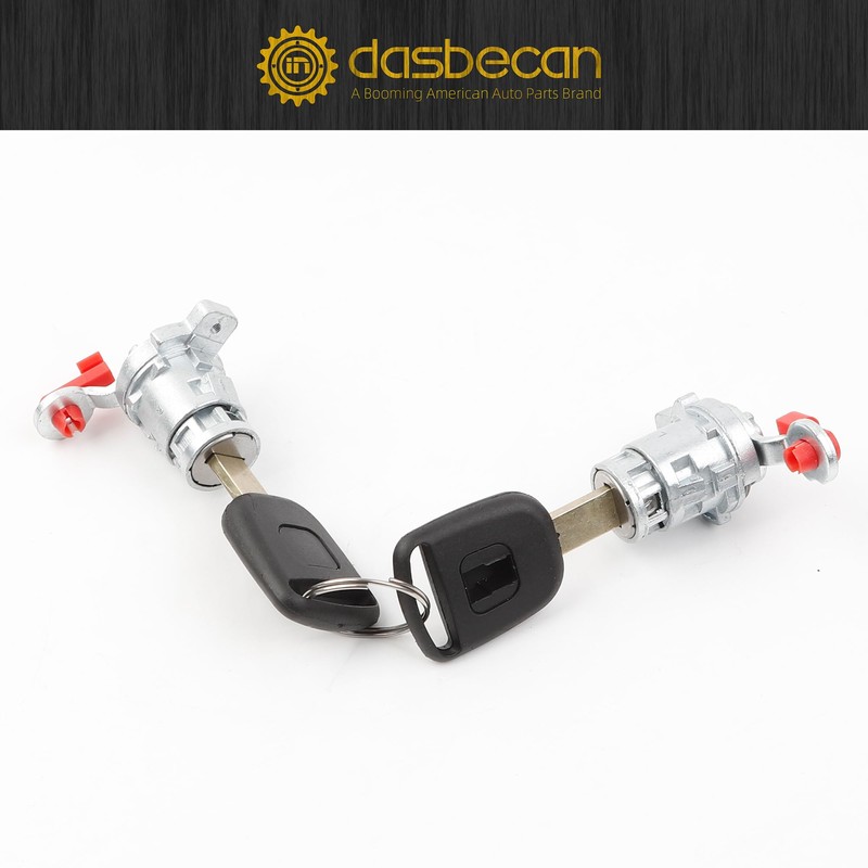 Dasbecan Ignition Switch Lock Cylinder Assembly with Door Lock Cylinders