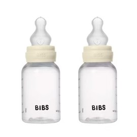BIBS Baby Bottle Complete Set Silicone Ivory 150ml - 2 Pack