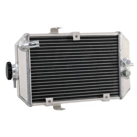 HKAUTOPART Radiator Compatible with 2001-2005 Yamaha Raptor 660R YFM660 YFM 660, 1 Row Full Performance Aluminium Radiator