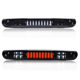 ALLGOOD LED 3rd Third Brake Light, Compatible with Chevy Silverado/GMC Sierra 2007-2014, High Mount Rear Stop Light Cargo Lamp, Smoky Lens Black Housing Type I
