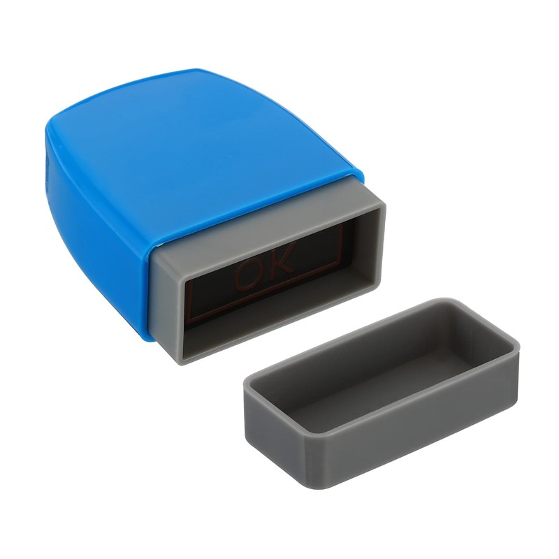 PATIKIL OK Stamp Self Inking Red Ink Office Stamps Pre-Inked