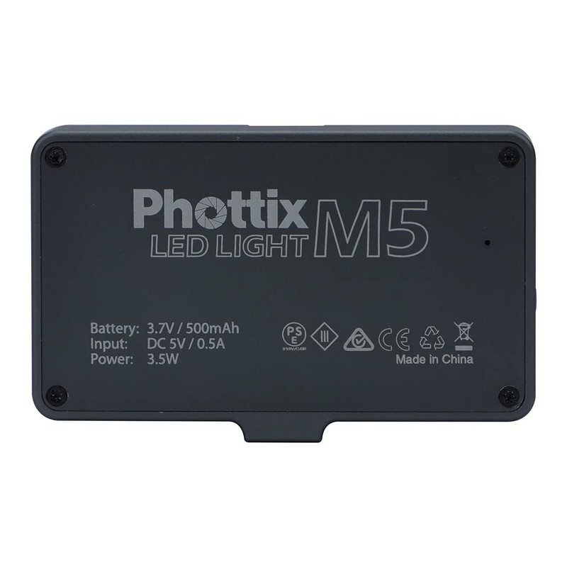 Phottix M5 LED Light With Hotshoe And Smartphone Attachment