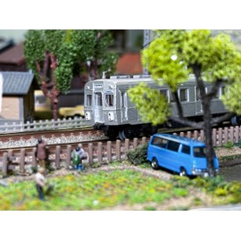 Tomytec Railway Collection 334378 Tokyu Railway 7200 Series Toyoko Line Non-Air-conditioned Car Set of 2 Diorama Supplies