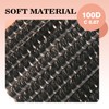 288PCS Fluffy Lash Clusters Thick, 100D Volume Eyelash Clusters, 9-16mm