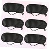 BIUDECO 20pcs Travel Blindfold Eye Mask Disposable Black Sleeping Eye