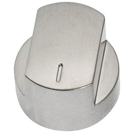 Stoves Genuine Temperature Control Knob for Oven Cooker Grill Hob (Silver/Chrome)