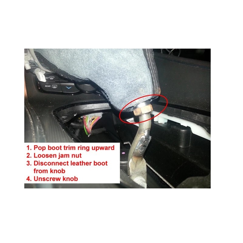 HURST Pistol Grip Shifter Handle for 2015-2023 Dodge Challenger 6