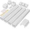 Cestluck 3'' 14 Ft Mini Split Line Set Cover, PVC