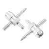 X AUTOHAUX 4pcs 4 in 1 Valve Core Tire Valve